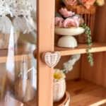 Heart Rattan Knob- Love Knob